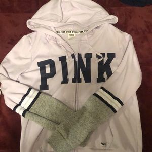 Pink hoodie
